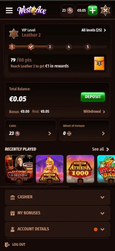 Westace casino in United Kingdom